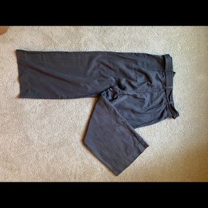 Anthropologie Slate Grey, cropped wide leg pant, s 26